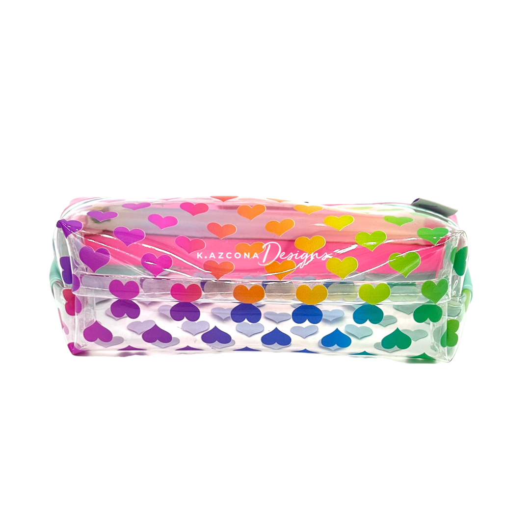 Hearts Makeup and Toiletry Bag