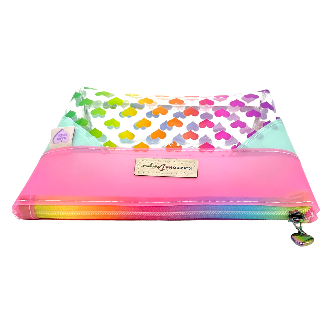 Hearts Makeup and Toiletry Bag