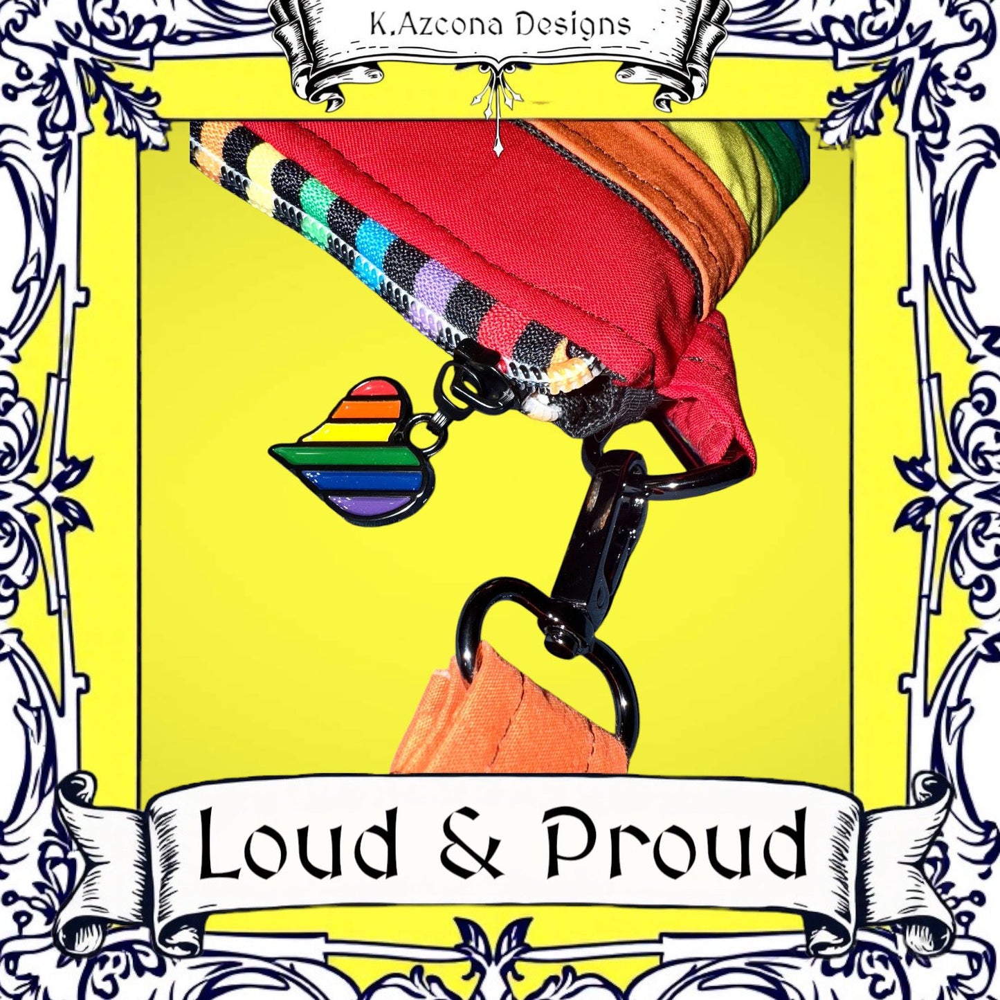 Loud and Proud Zipper Pouch Sewing Pattern