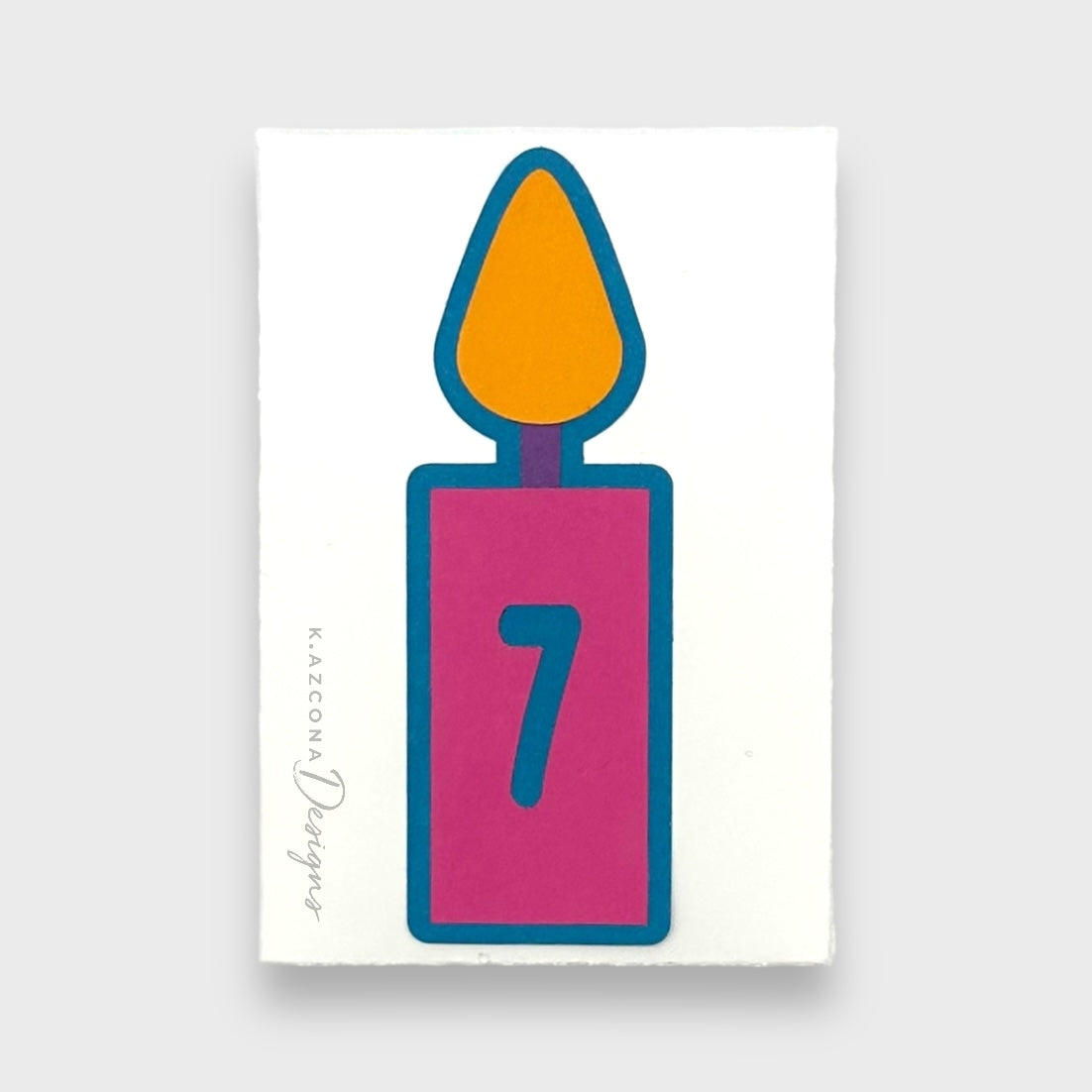 Candle Gift Card Holder File