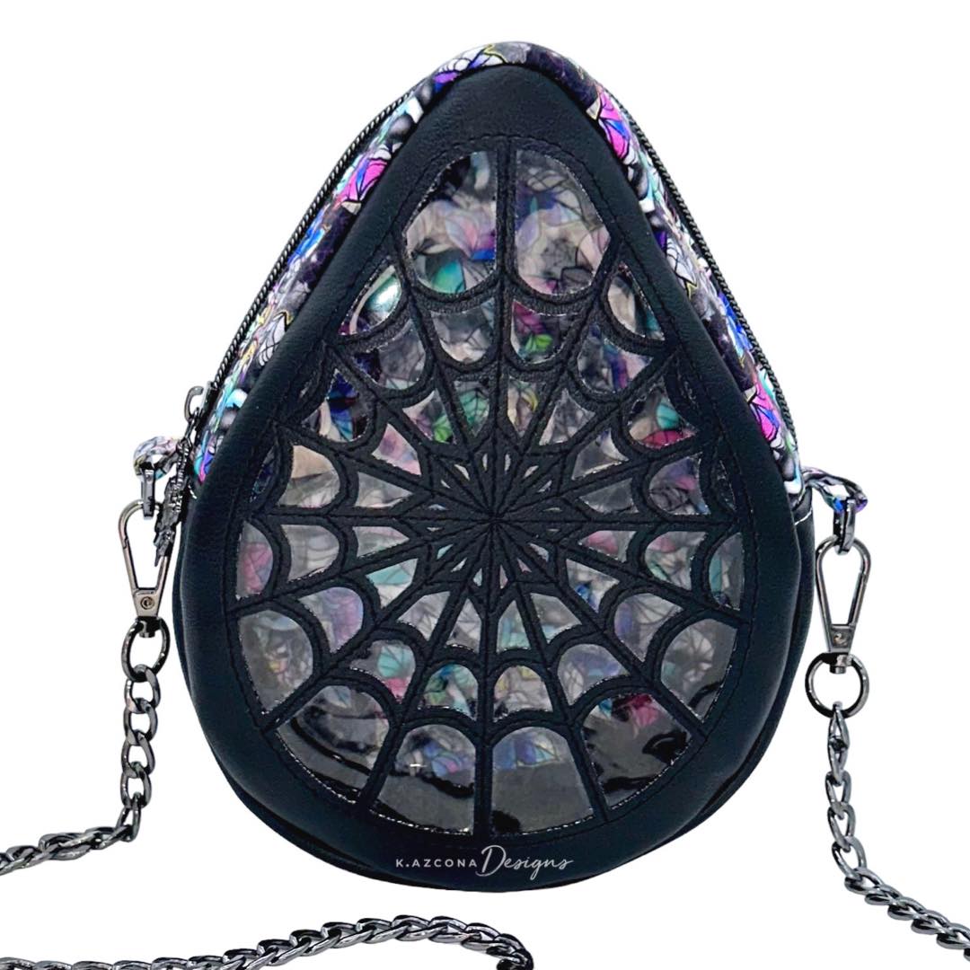 Spider Web Dewdrop Crossbody Bag