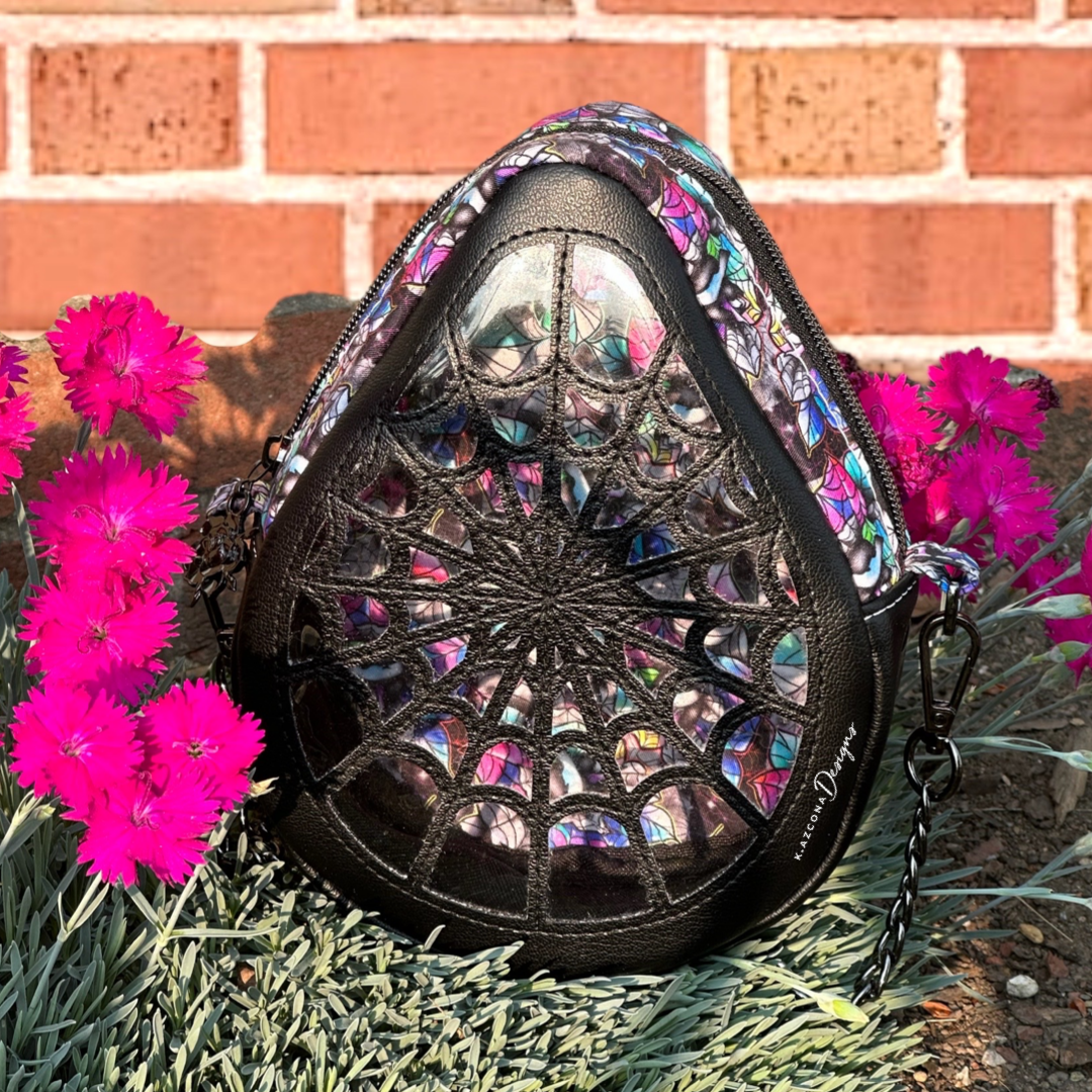 Spider Web Dewdrop Crossbody Bag