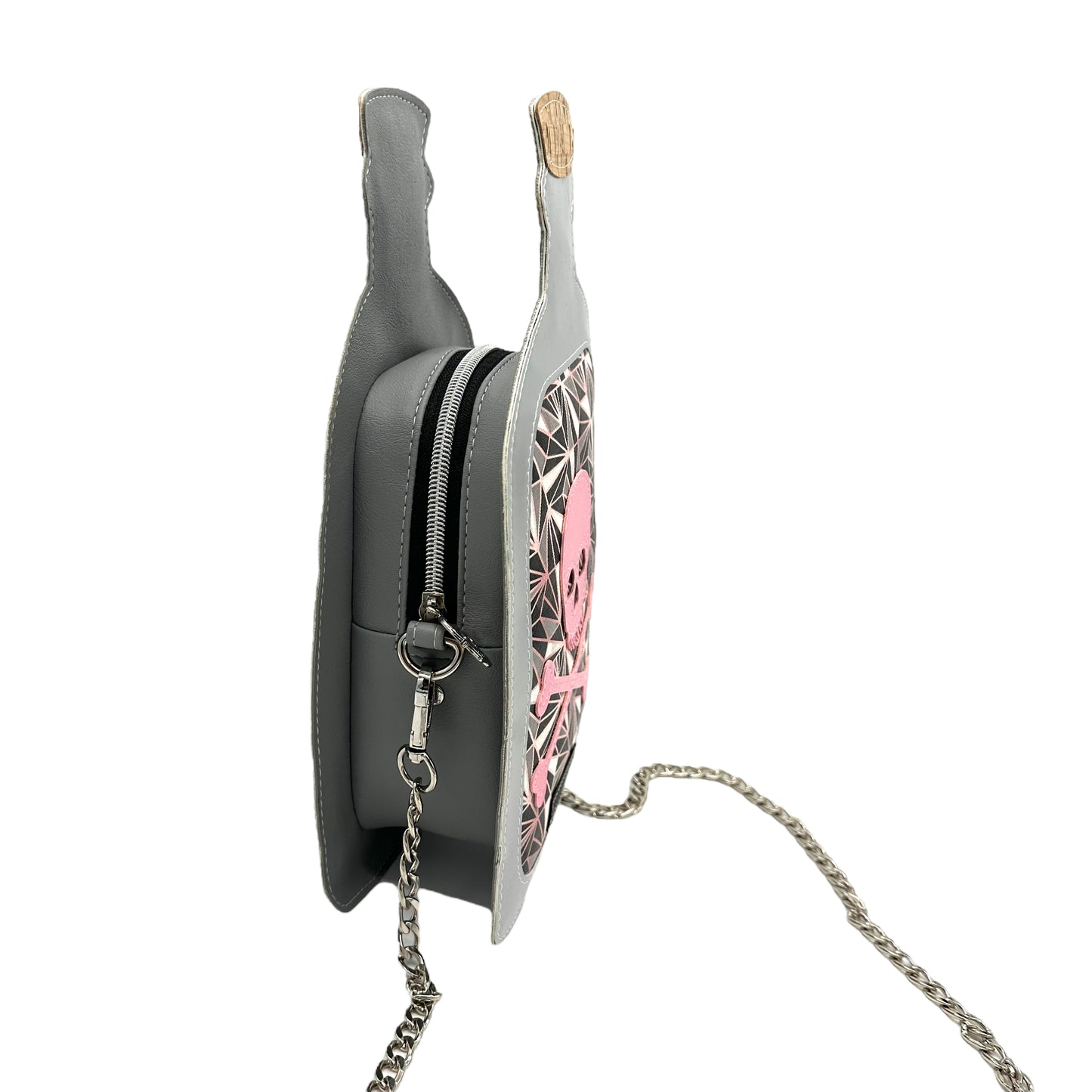 Pink Skull All Bottled Up Crossbody Bag
