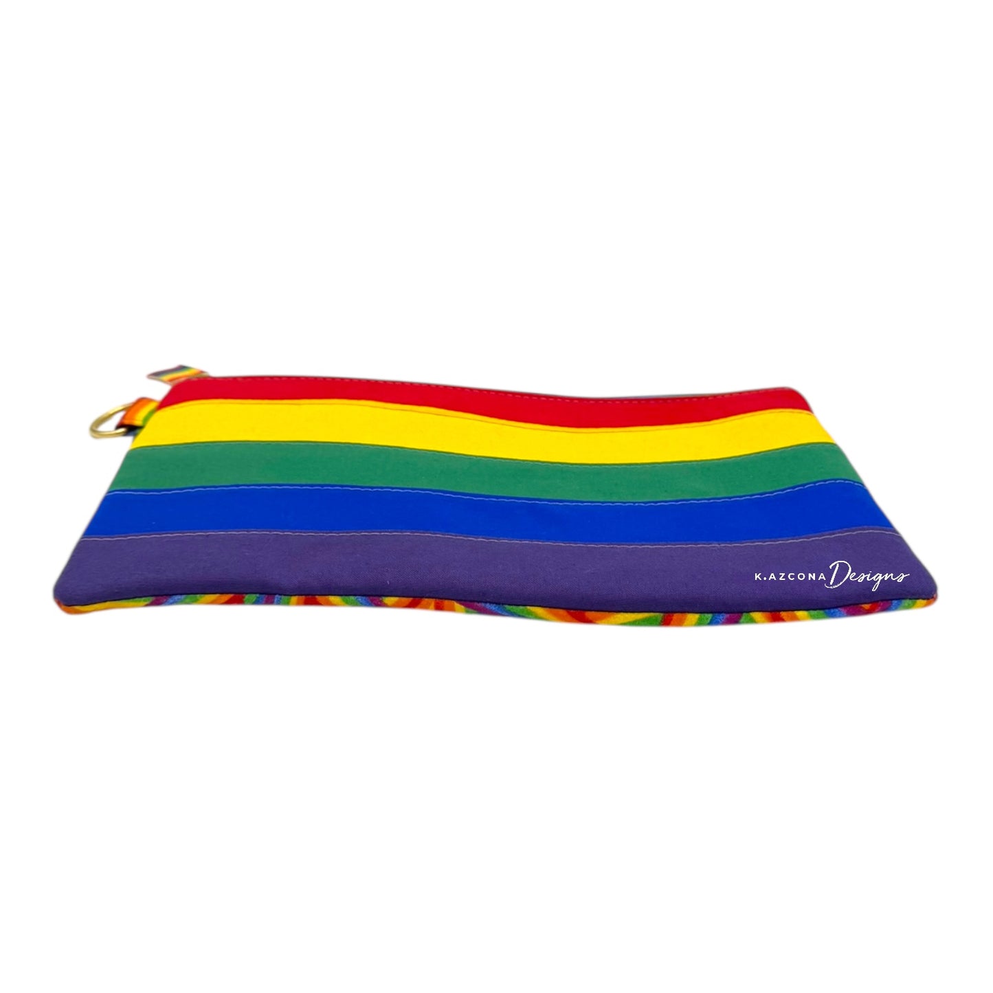 Rainbow Flag Wristlet Bag (Zipper Pouch Style) 1 of 1