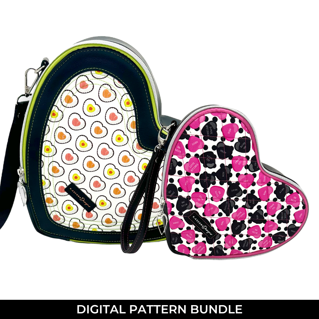 Heartbreaker Bundle: Crossbody/Backpack and Wristlet Sewing