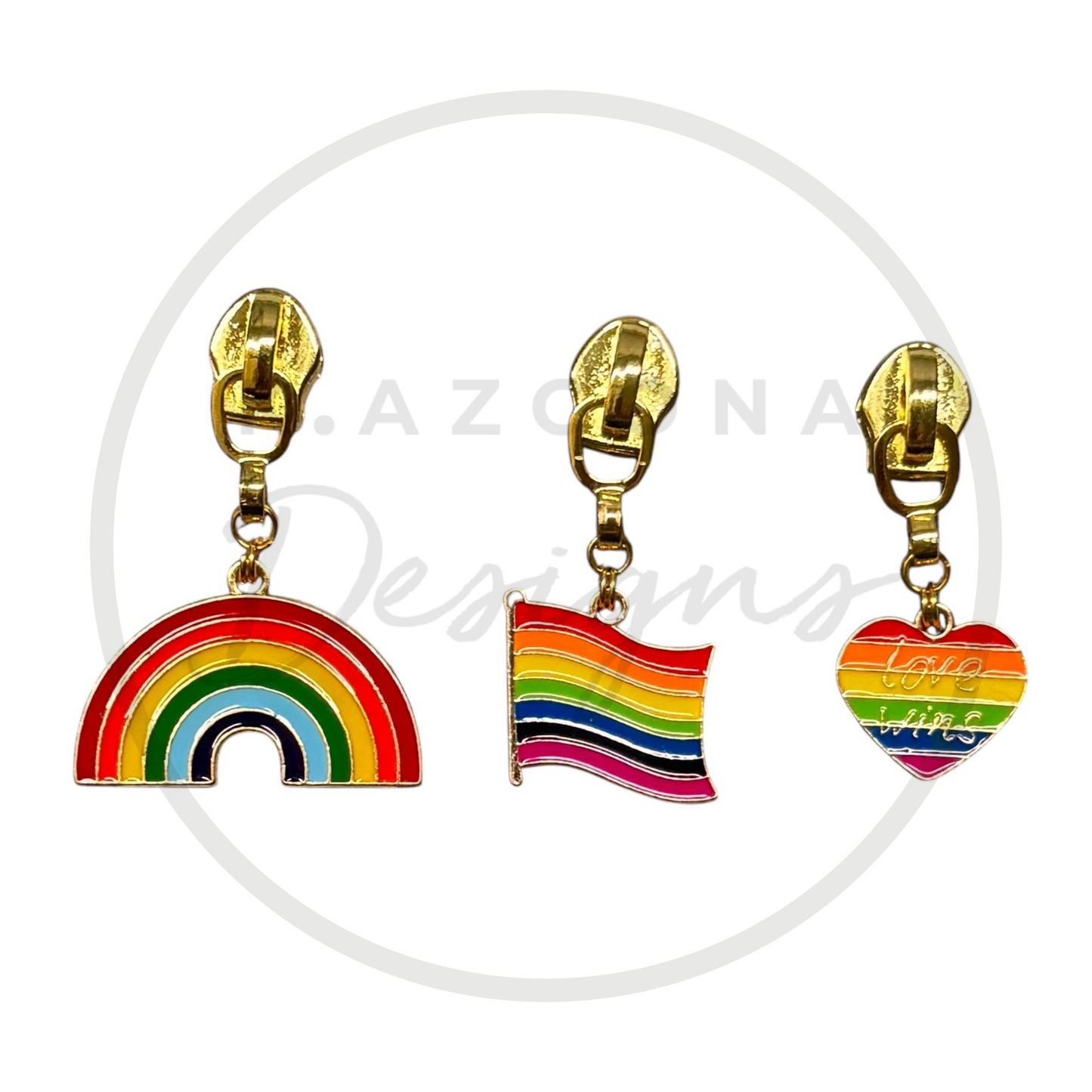Pride #5 Zipper Pulls
