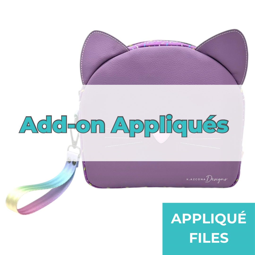 Zip-Purr Pouch Sewing Pattern Add-Ons