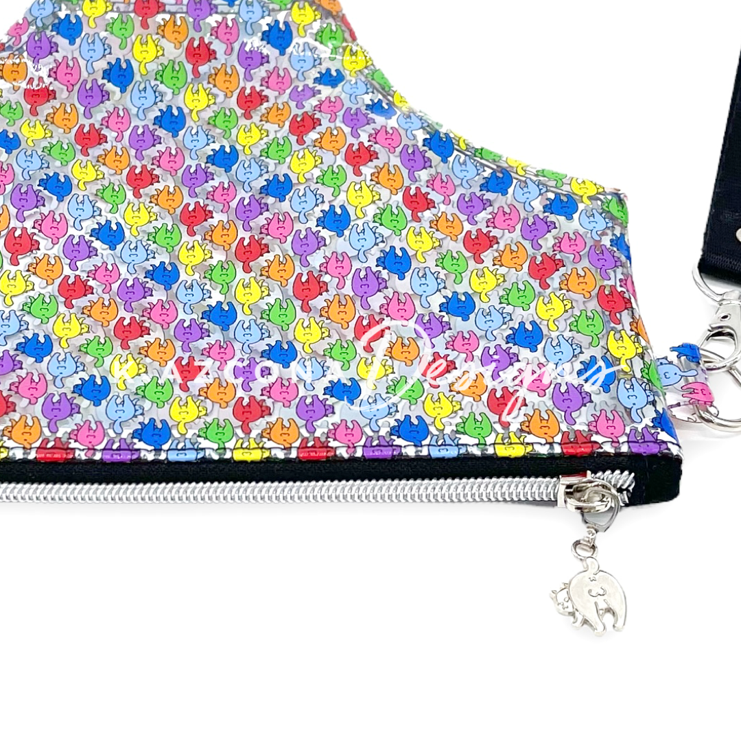 Rainbow Cat Butt Panty Wristlet