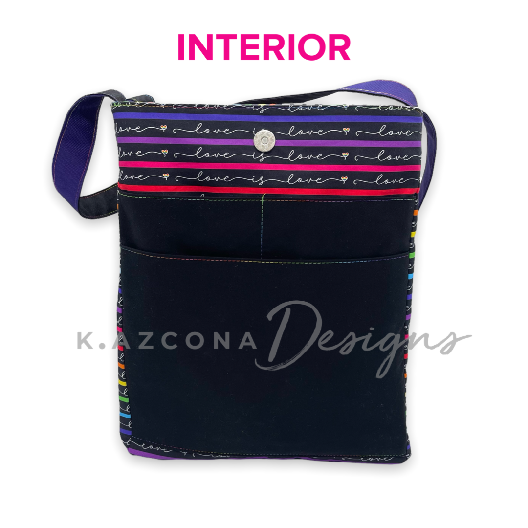 Rainbow Heart Tote