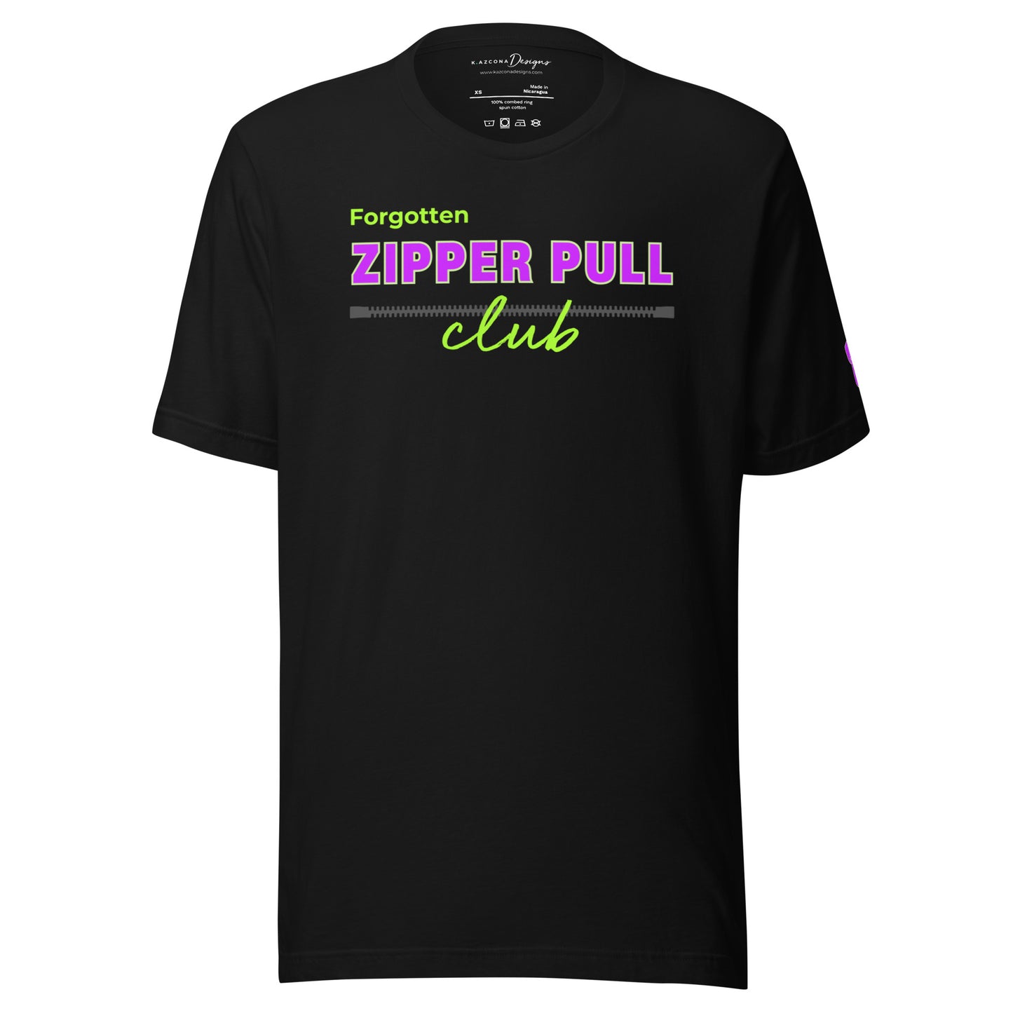 Forgotten Zipper Pull Club Unisex T-shirt