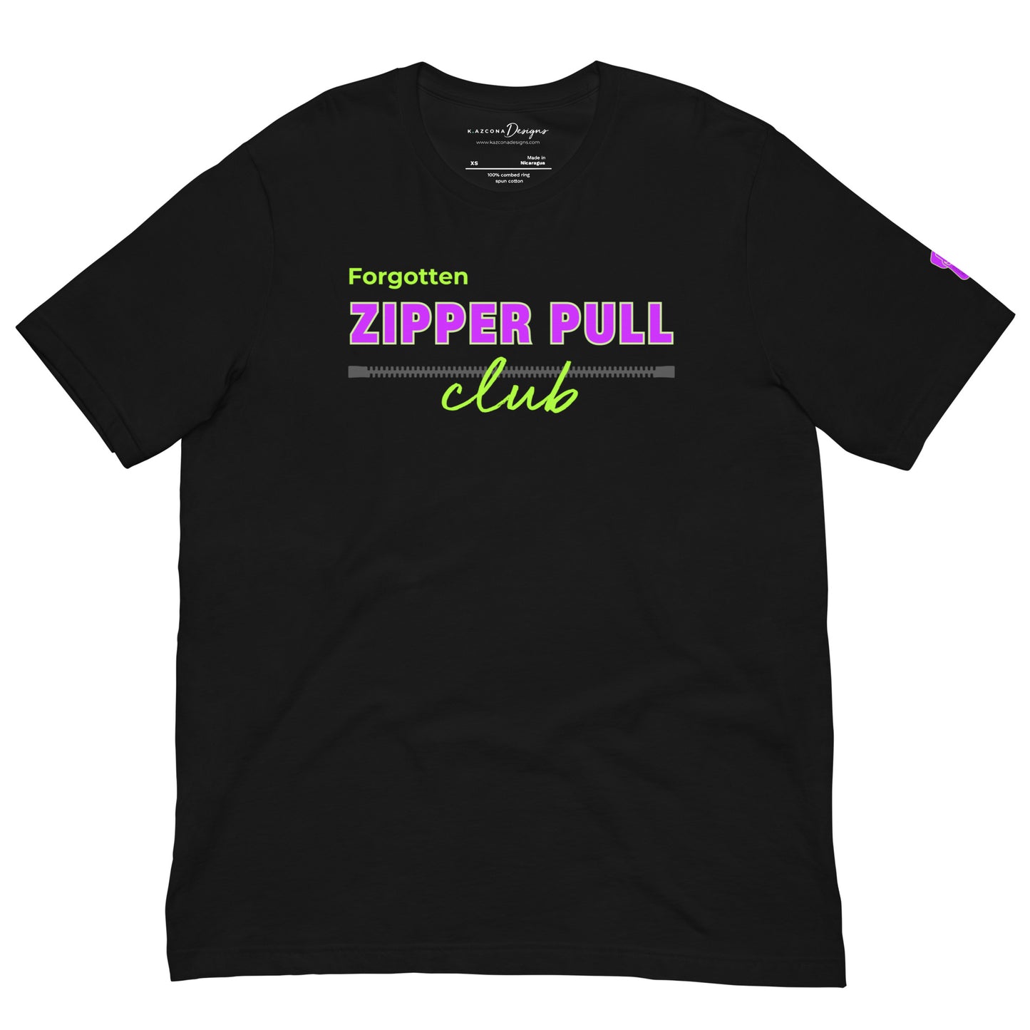 Forgotten Zipper Pull Club Unisex T-shirt