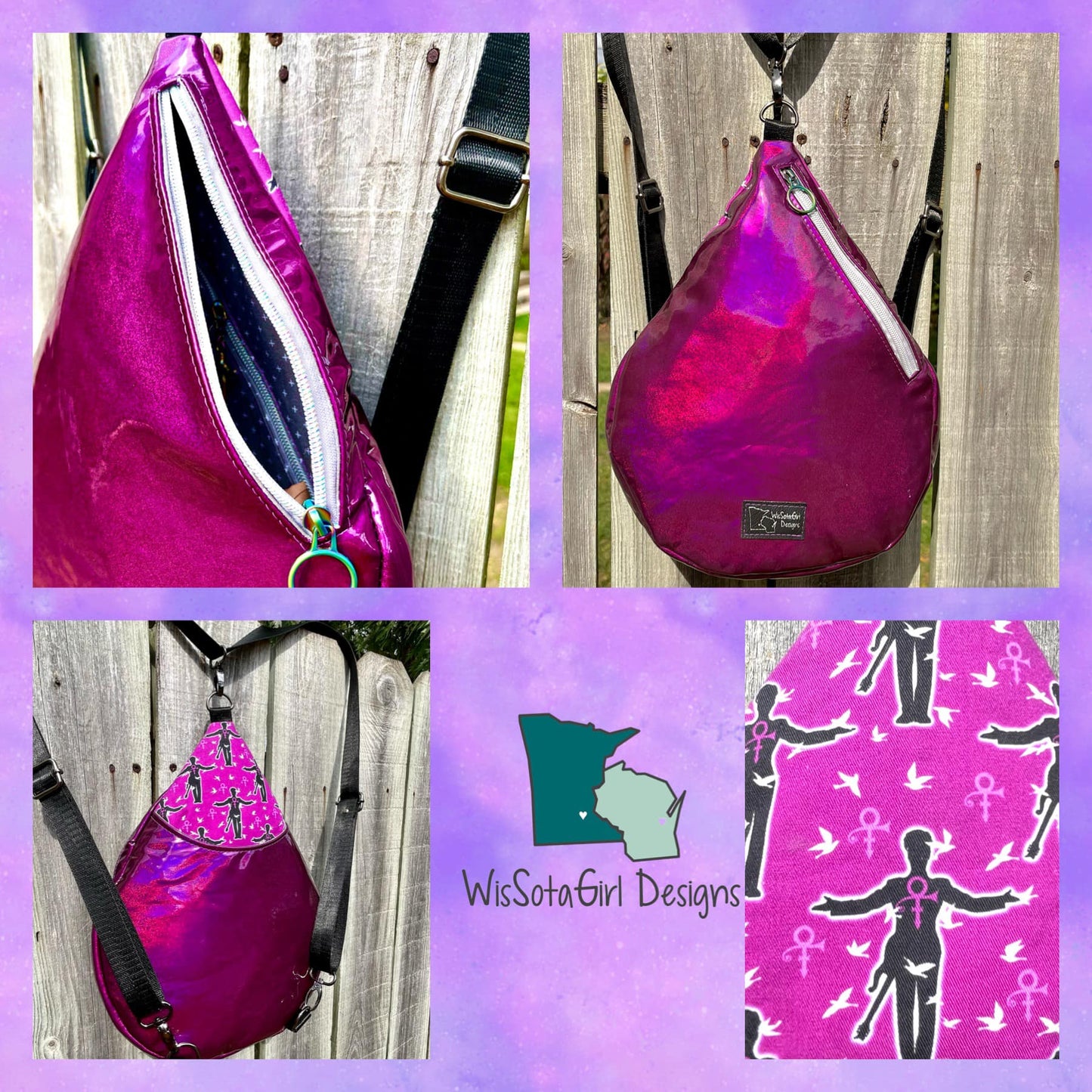 Raindrop Sling Bag Sewing Pattern