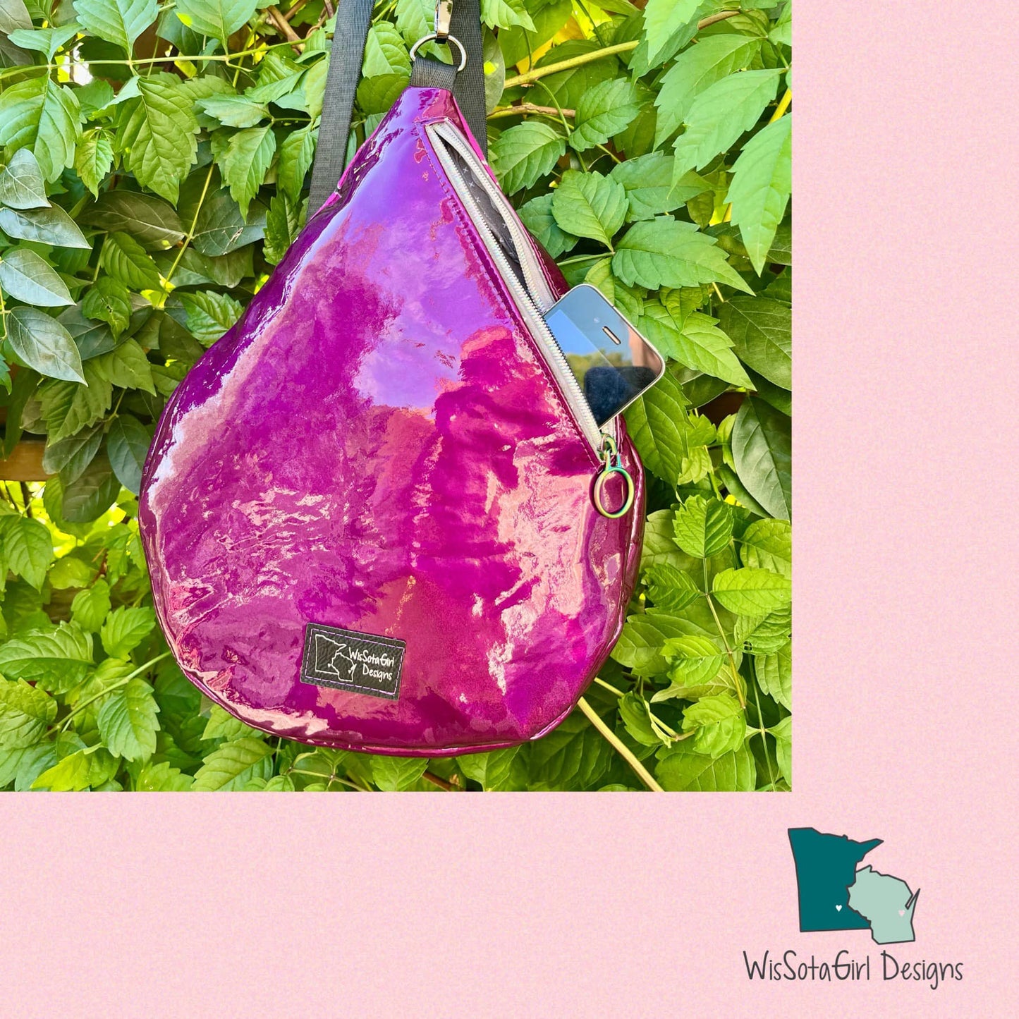 Raindrop Sling Bag Sewing Pattern