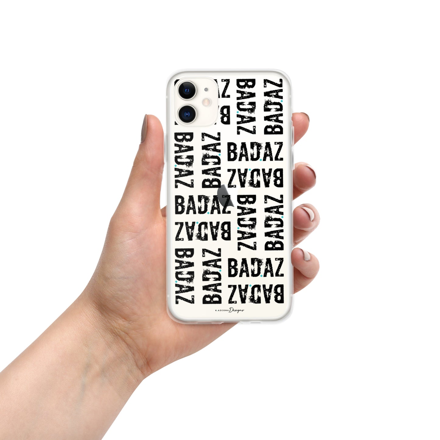 BAD.AZ iPhone Case - Black