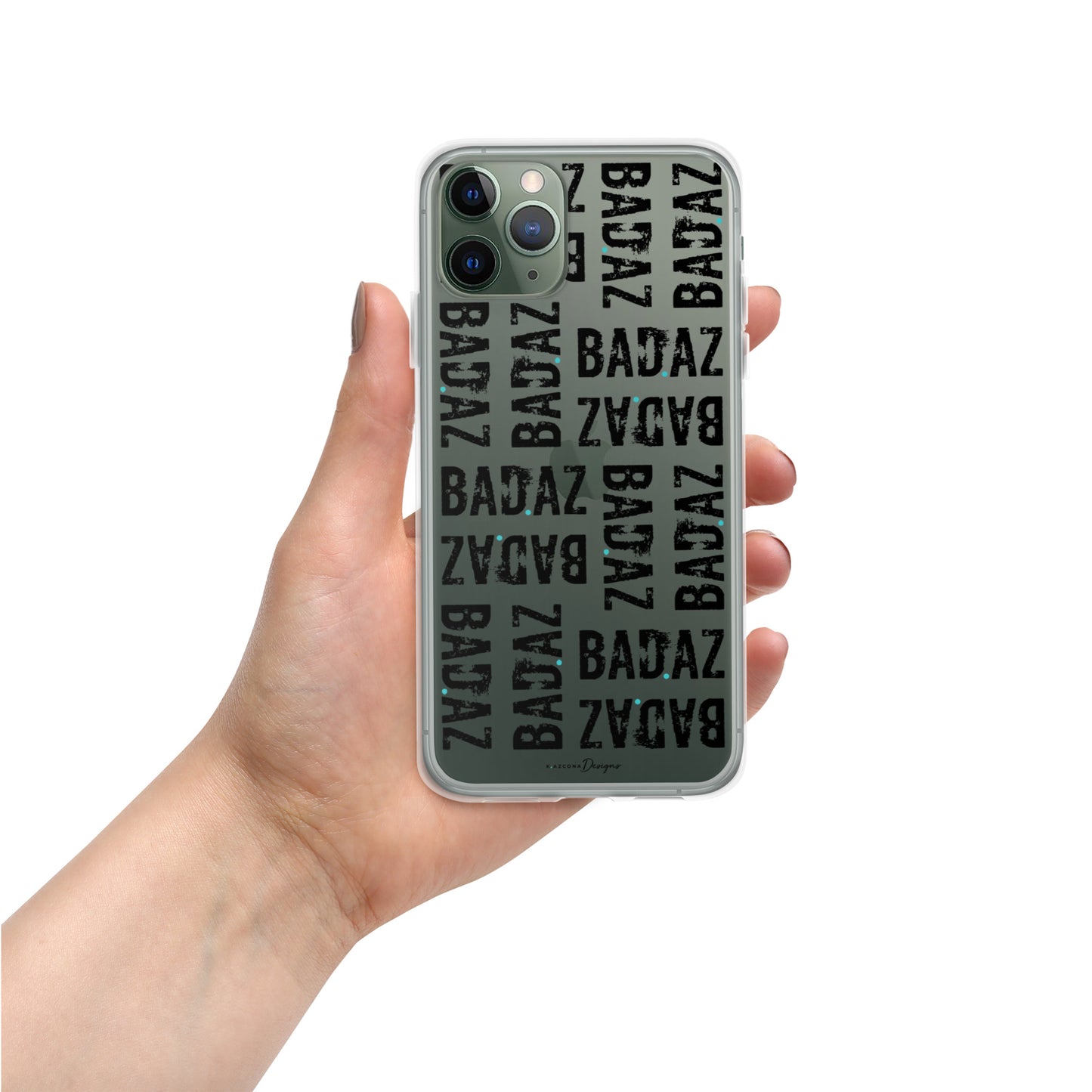 BAD.AZ iPhone Case - Black