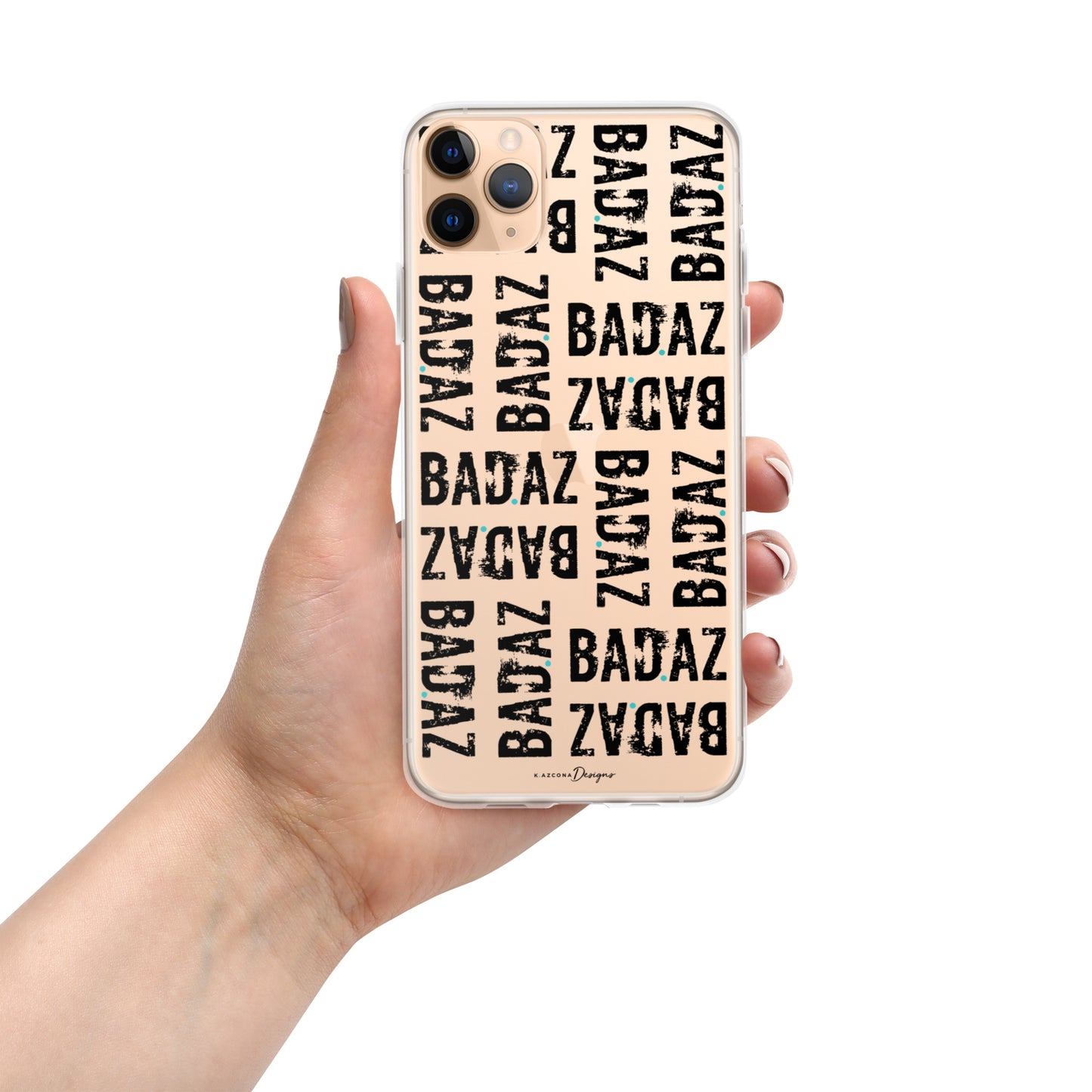 BAD.AZ iPhone Case - Black