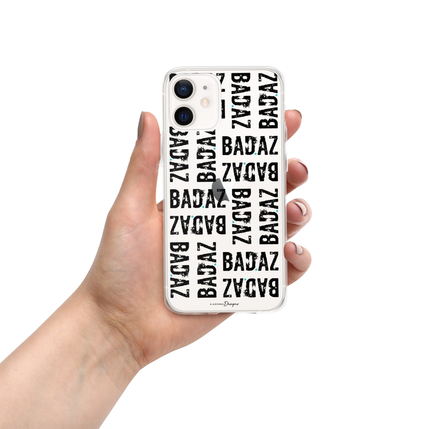 BAD.AZ iPhone Case - Black