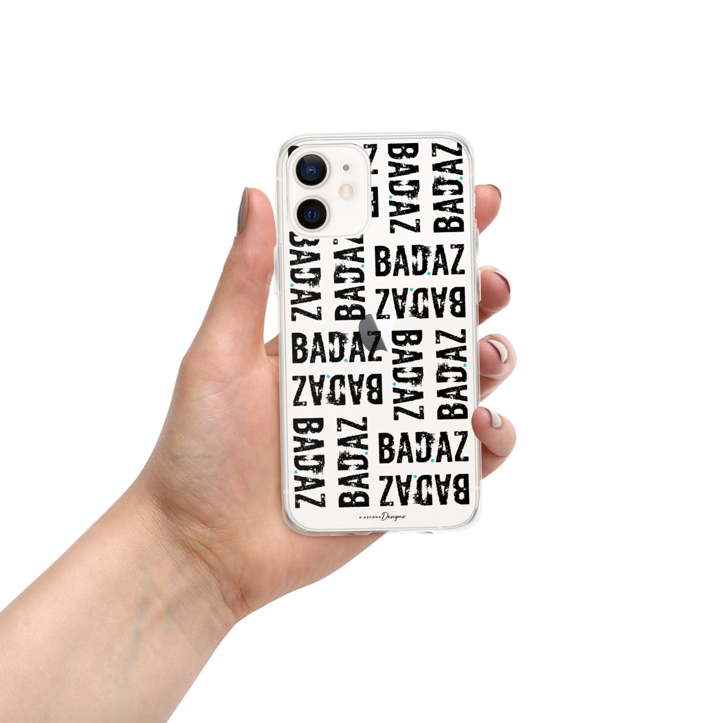 BAD.AZ iPhone Case - Black