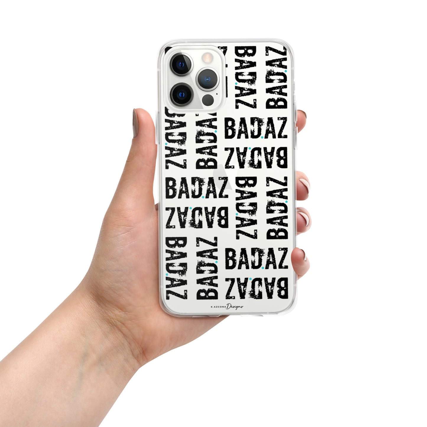BAD.AZ iPhone Case - Black