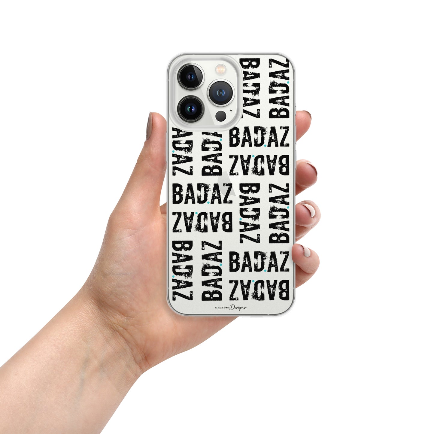 BAD.AZ iPhone Case - Black
