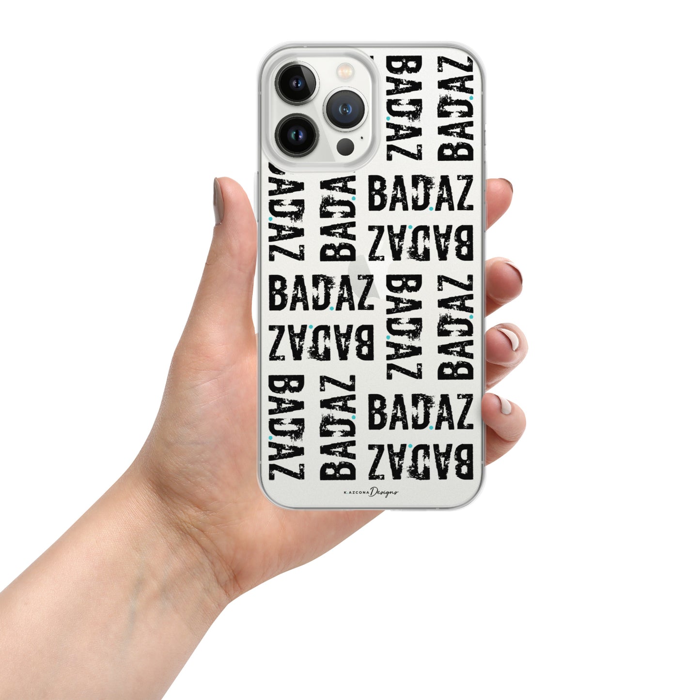BAD.AZ iPhone Case - Black