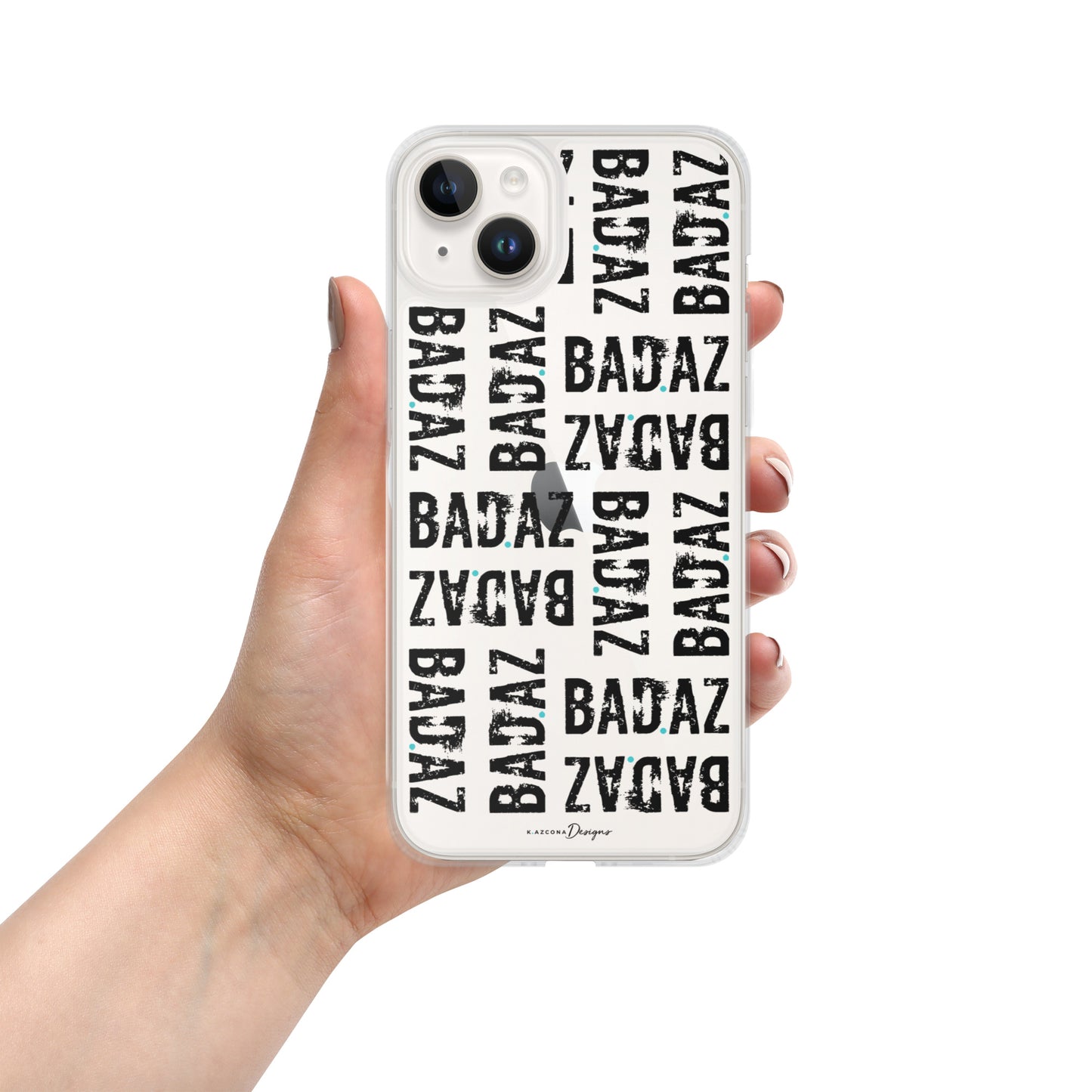 BAD.AZ iPhone Case - Black