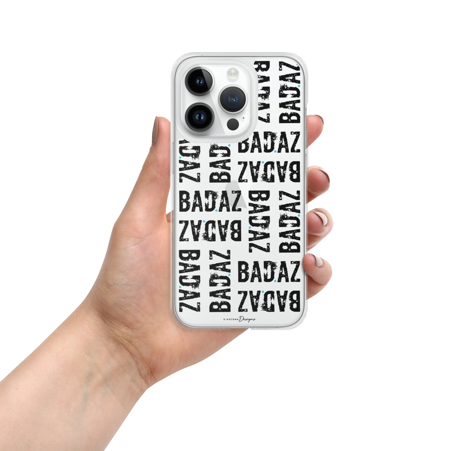 BAD.AZ iPhone Case - Black