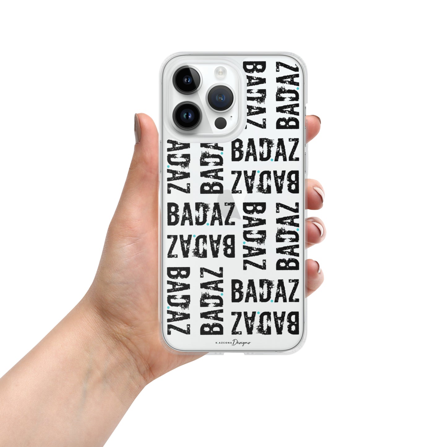 BAD.AZ iPhone Case - Black