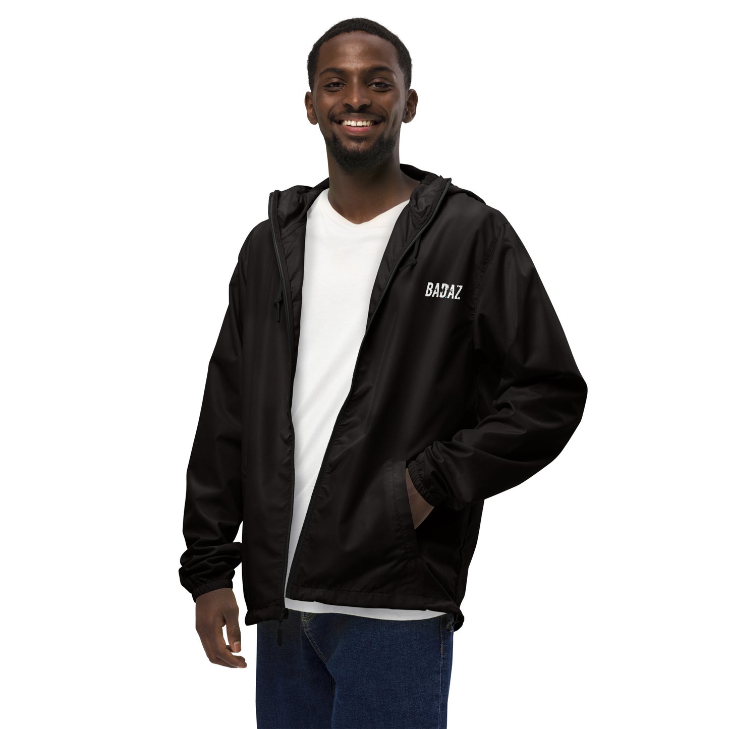 BAD.AZ Unisex Lightweight Zip Up Windbreaker