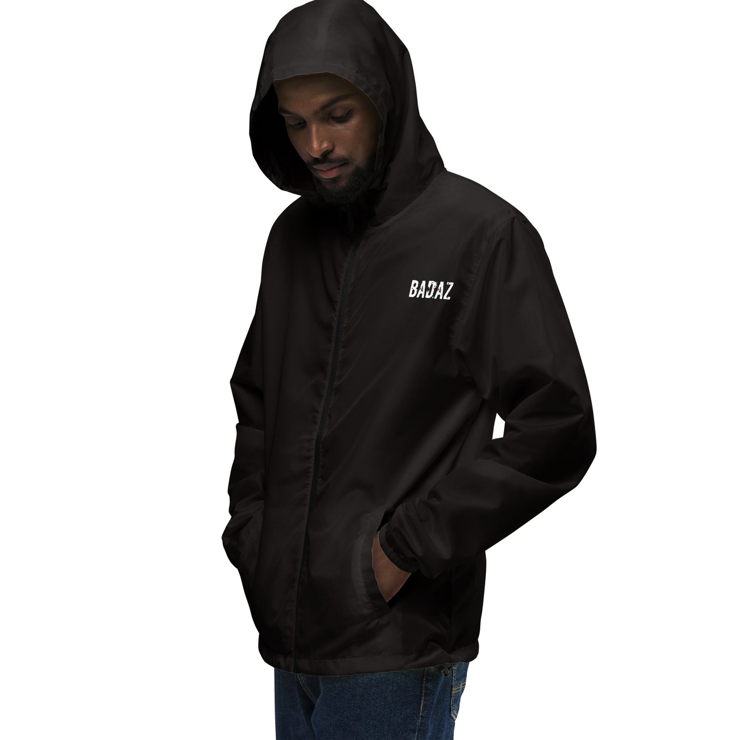 BAD.AZ Unisex Lightweight Zip Up Windbreaker