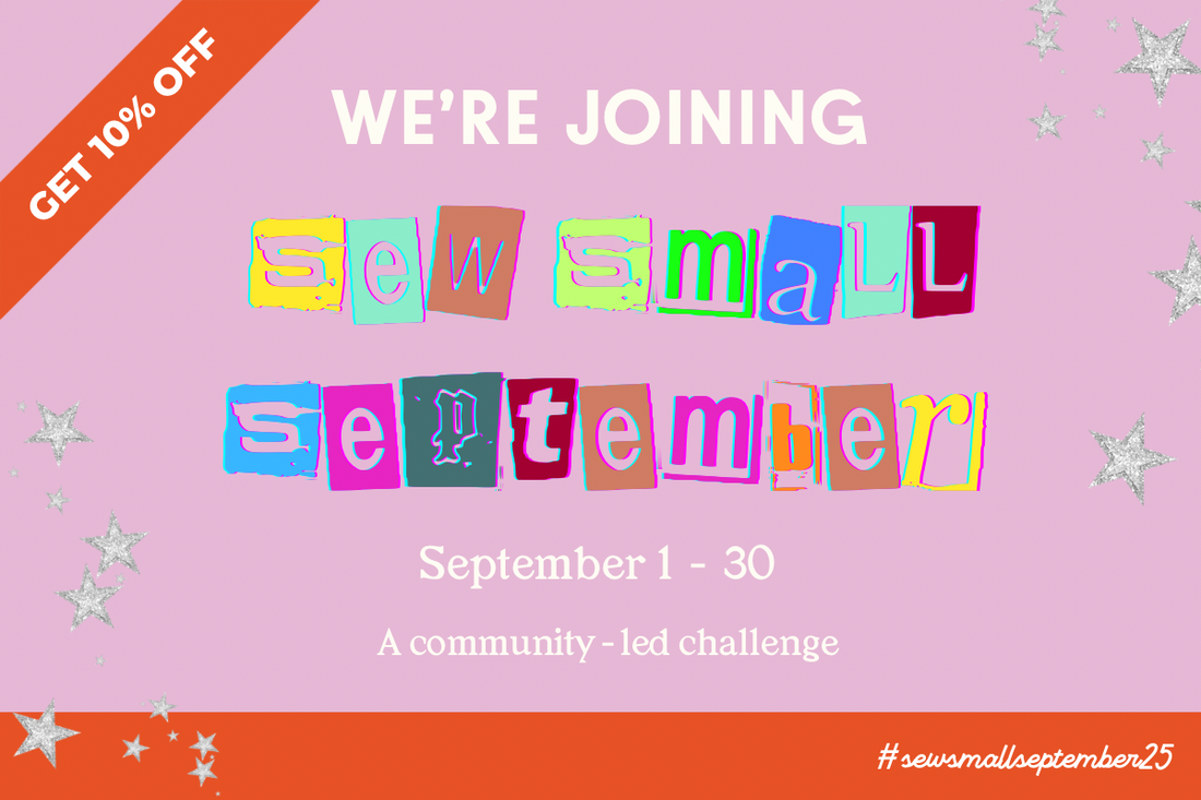We're Joining Sew Small September