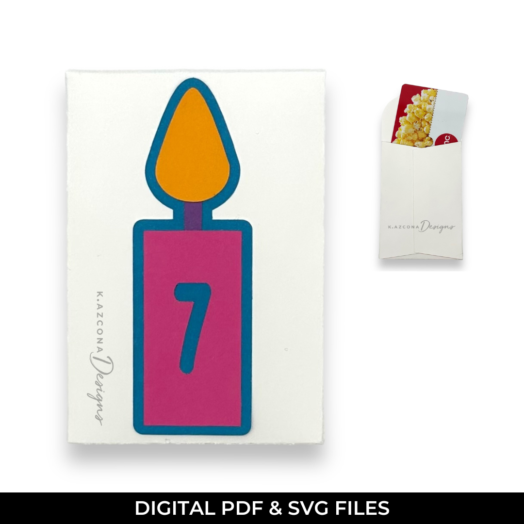 Candle Gift Card Holder File