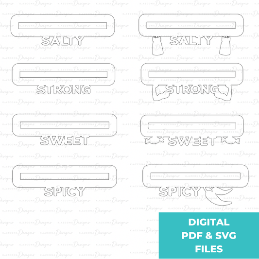 Ladies Who Lunch Zipper Overlay Bundle File