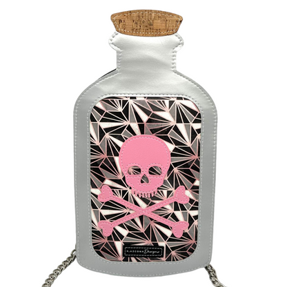 Pink Skull All Bottled Up Crossbody Bag