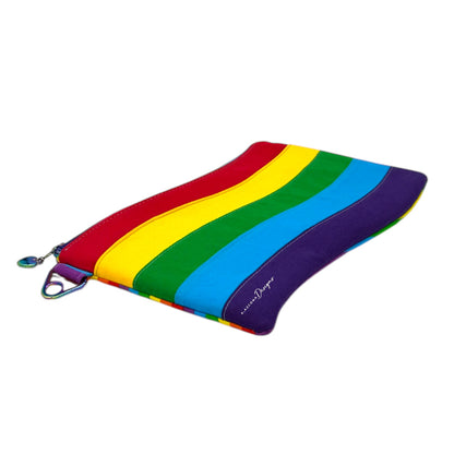 Bright Rainbow Flag Wristlet Bag (Zipper Pouch Style) 1 of 1