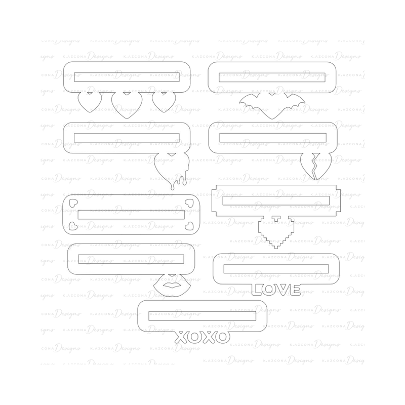 Amorable Zipper Overlays