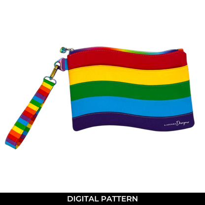 Loud and Proud Zipper Pouch Sewing Pattern