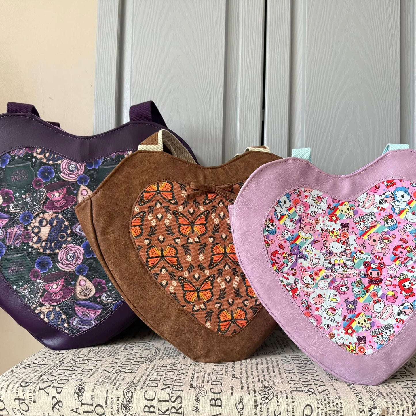 Mighty Heartbreaker Tote Bag Sewing Pattern
