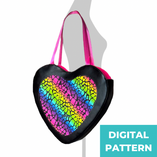 Mighty Heartbreaker Tote Bag Sewing Pattern