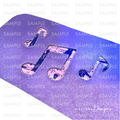 Music Notes Appliqué