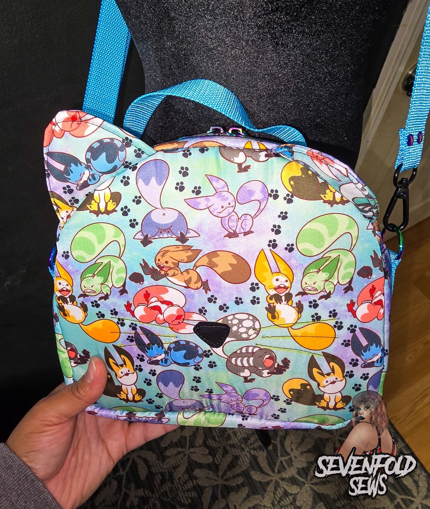 Zip-Purr Pouch Sewing Pattern