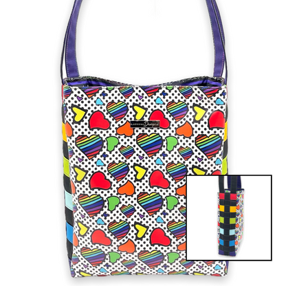 Rainbow Heart Tote