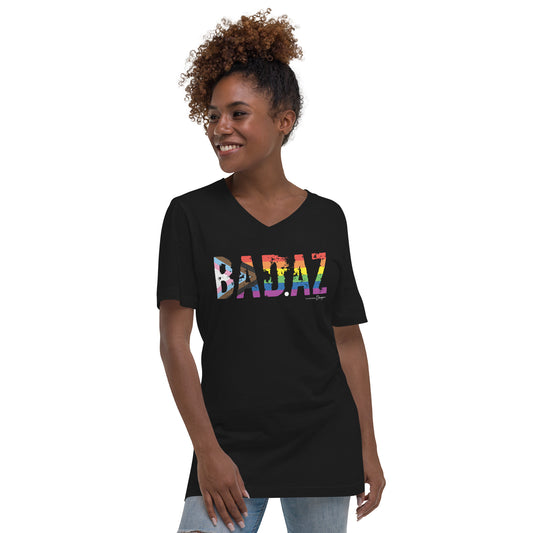 BAD.AZ Pride Unisex V-Neck T-Shirt