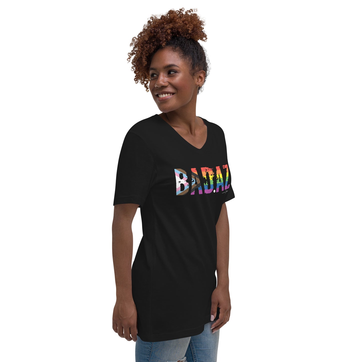 BAD.AZ Pride Unisex V-Neck T-Shirt
