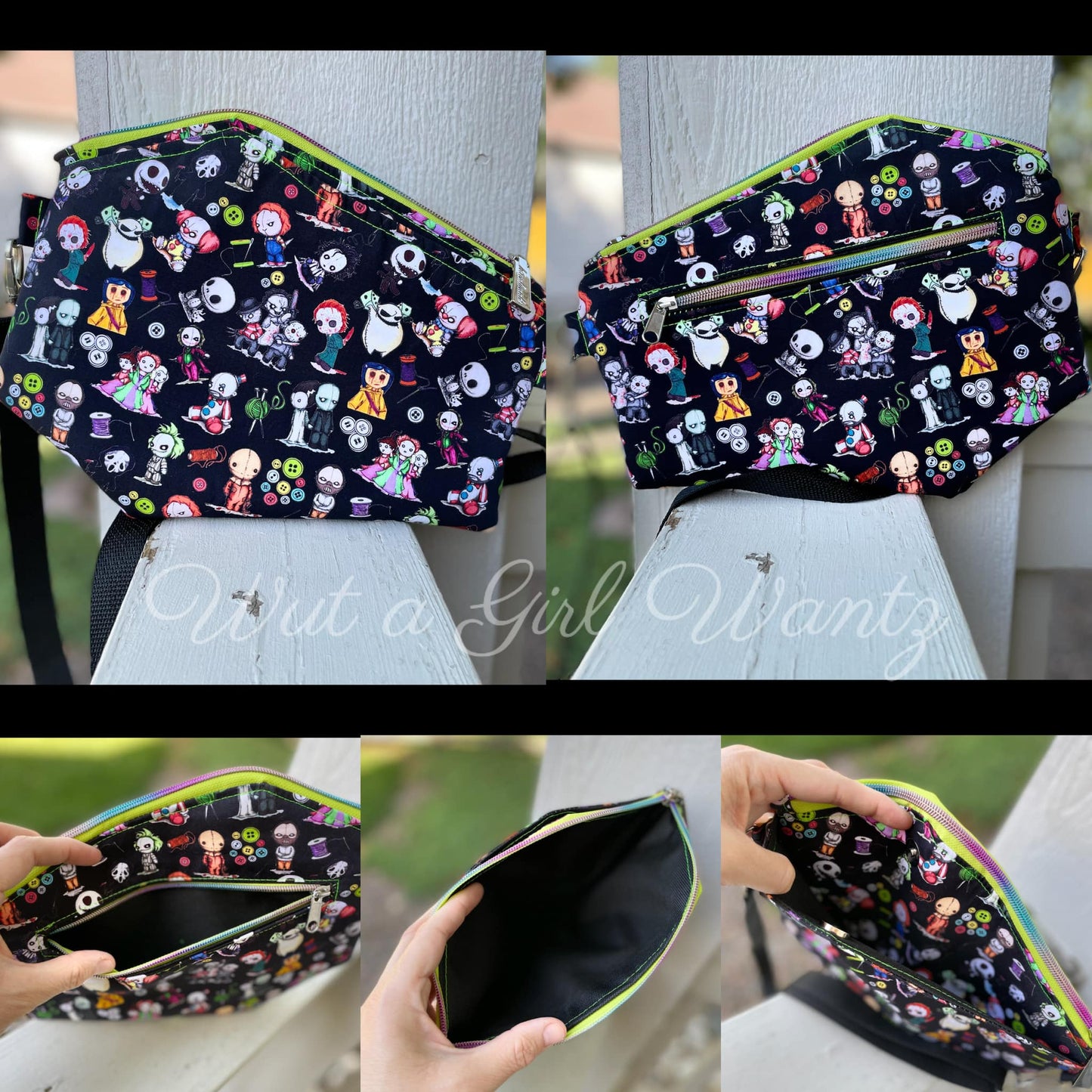 Drac Pack Bundle: Hip Bag and Mini Wristlet Sewing Patterns
