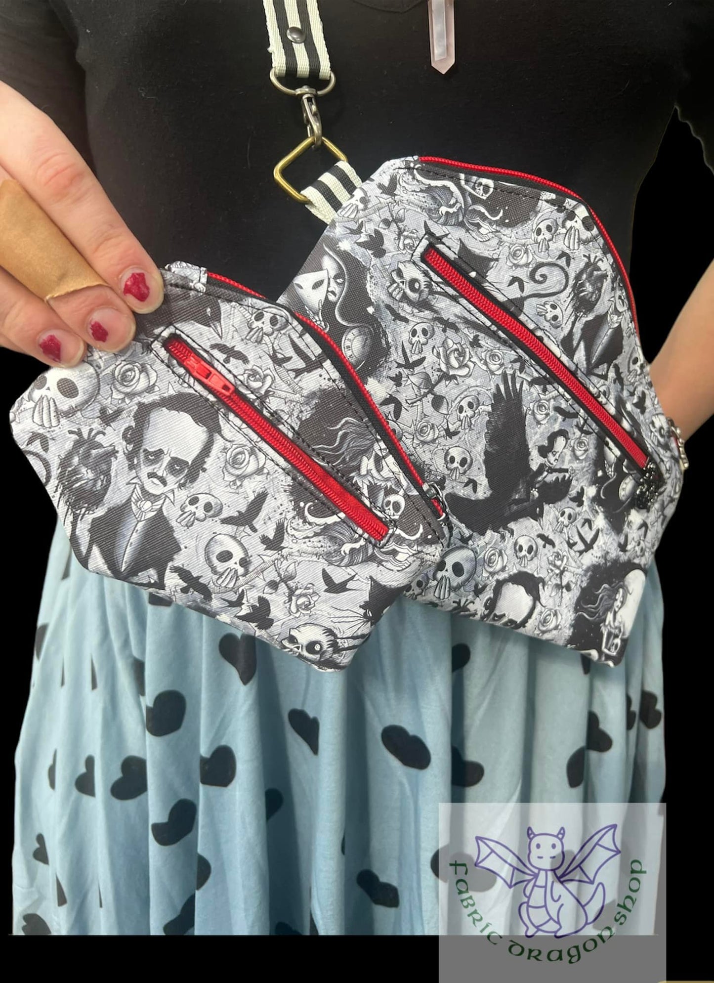 Drac Pack Bundle: Hip Bag and Mini Wristlet Sewing Patterns