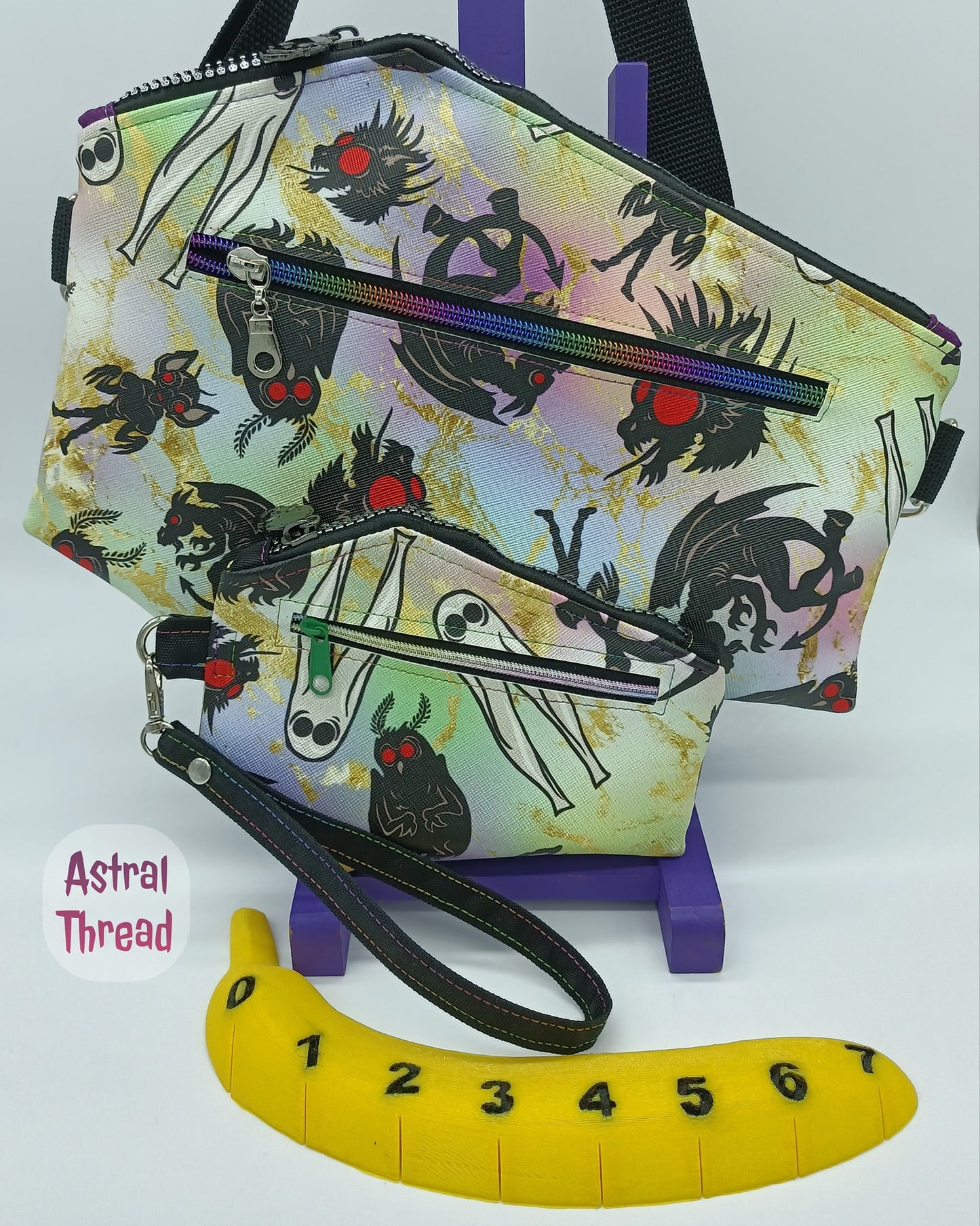 Drac Pack Bundle: Hip Bag and Mini Wristlet Sewing Patterns