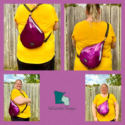 Raindrop Sling Bag Sewing Pattern