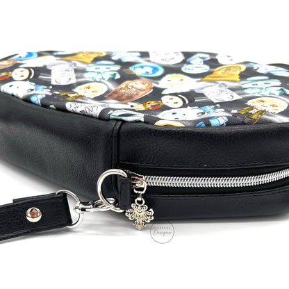 Hitchhiking Ghosts Coffin Crossbody Bag