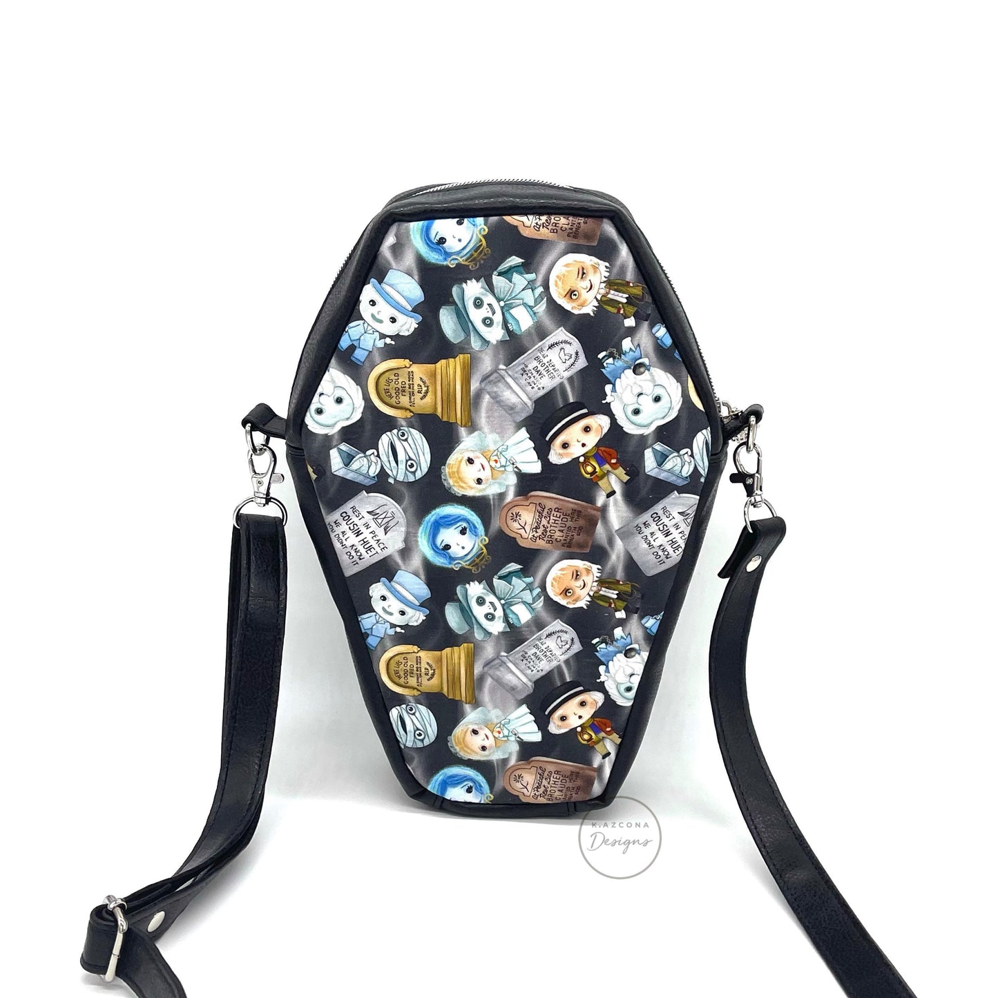 Hitchhiking Ghosts Coffin Crossbody Bag